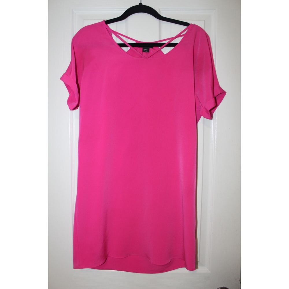 Hot Pink T-shirt Dress